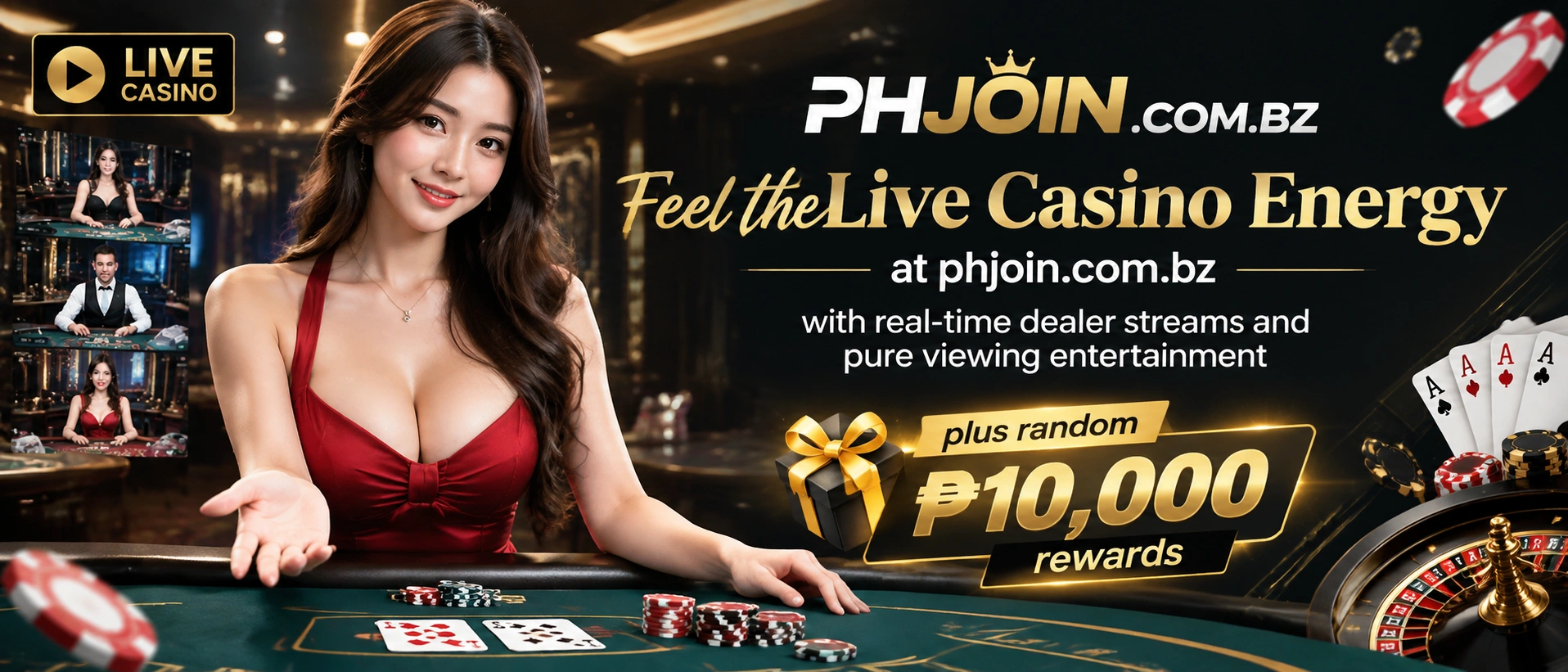 Live Casino Philippines main banner