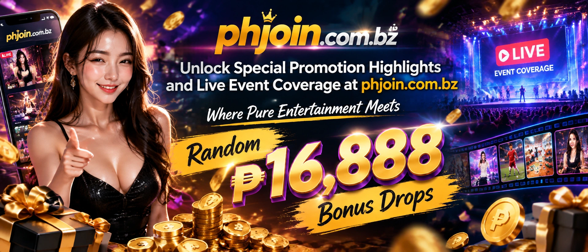 phjoin Philippines welcome promotion banner