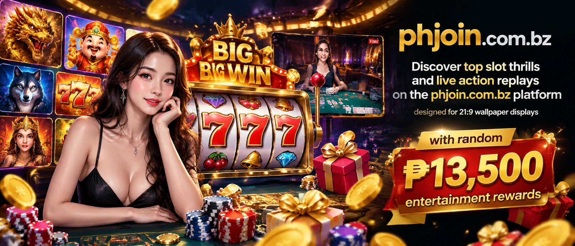 Slot bonus and jackpot feature showcase